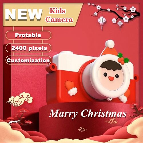Christmas Snowman Child Digital Camera 24 Million Pixel Car