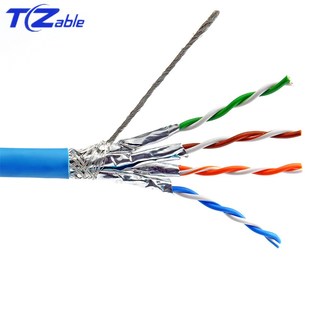 Cat6a Ethernet Cable S/FTP Installation Double Shield Solid