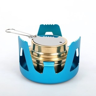 Outdoor Camping Hiking Solid Alcohol Stove Burner with Alumi