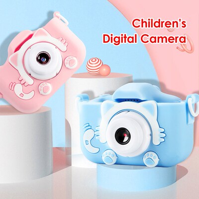 Kids Camera Leuke Baby Speelgoed Kat Mini Digitale Hd Camer