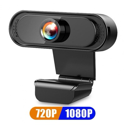Portable 720P/1080P Full HD Fixed Auto Focus Webcam PC Came