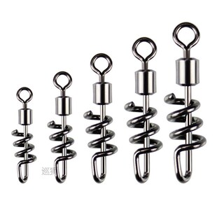 20Pcs/Bag Rolling swivel Barrel Swivel Fishing Hook Accessor