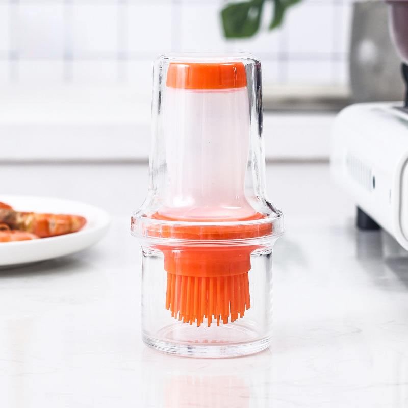 Creative Press Type Silicone Cooking Oil Brush High Temperat