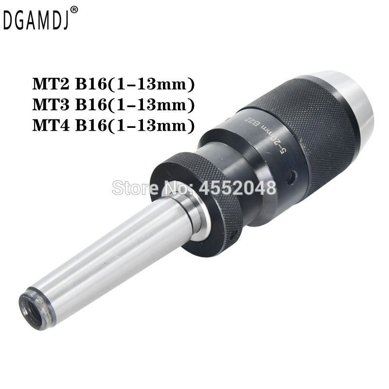 1pcs M2 M3 M4 morse tapper shank M10 M12 M16 MB2 B16 chuck l