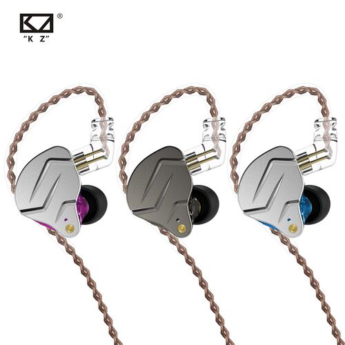 KZ ZSN Pro Metal Earphones 1BA+1DD Hybrid technology HIFI Ba
