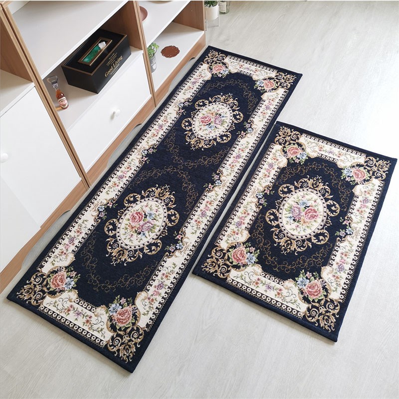 Floor Mat Kitchen Rug Door Runner Washable Jacquard Kitchen