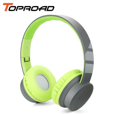 TOPROAD Wired Headphone 3D Surround Sound Stereo Foldable He