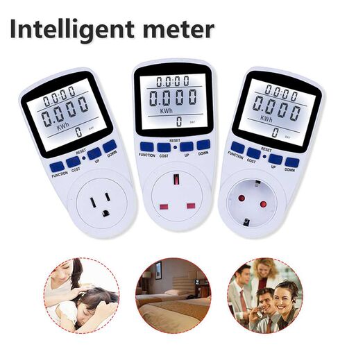 AC Power Meters 220V Digital Wattmeter EU US UK Energy Meter