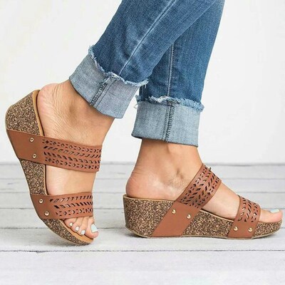 Shoes Woman Sandals Slides Wo Slippers Mules  Thin Heels Spr