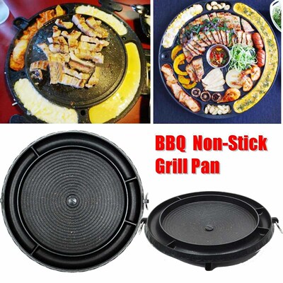 Korean Grill Plate Steak Grill Pans Non- Frying Pan for Kitc