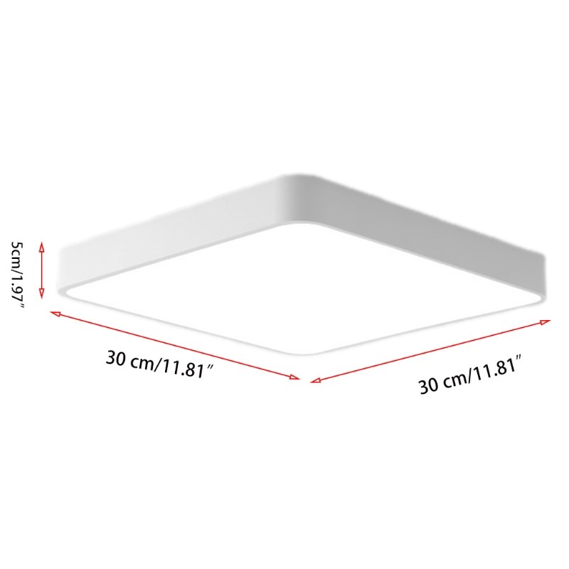 2021 New Square Led Acrylic Ultra-Thin Ceiling Light For Bed