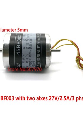 EDM Stepper Motor 45BF003 27V 3Phase 2.5A Tapper Motor for C