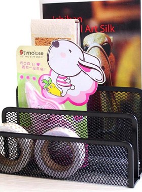 Metal Mesh File A4 Paper Storage Basket Tray Bookends Stacka