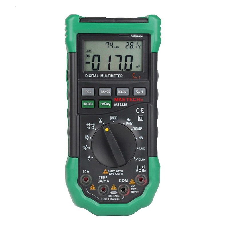 MS8229 Auto range Digital Multimeter DMM Meter 5 in 1 Multit