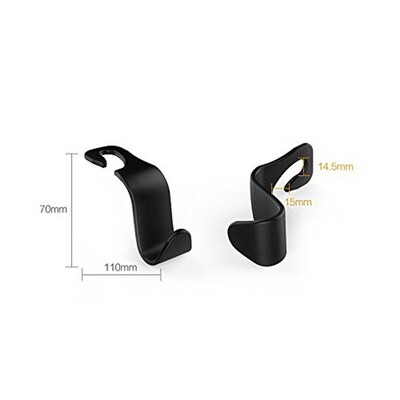 Car Seat Back Storage Hook 4Pcs Vehicle Headrest Organizer H