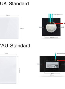 MiniTiger E/S/K/A Standard Smart Home Light Touch Switch for
