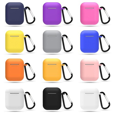 Silicone Case For Airpods AiKey Chain Pouch Skin For Apple