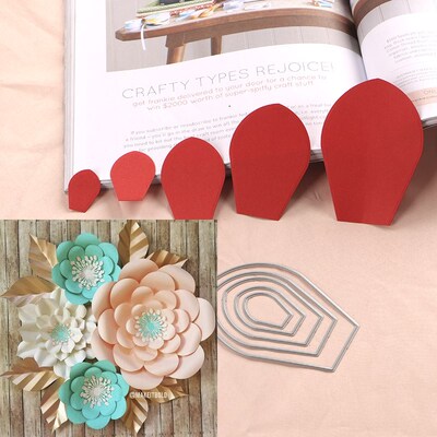DUOFEN METAL CUTTING DIES varieties 3D flower petals for DI