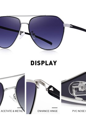 MERRYS DESIGN Men Classic Pilot Sunglasses Aviation Frame HD