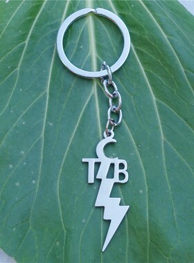 Stainless Steel Pendant Keyrings TCB ELVIS PRESLEY Keychain