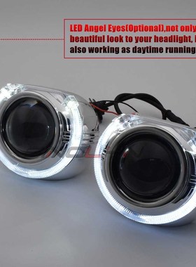 Car Lenses In Headlights H4 Bi-LED Projector Lens 3.0 Angel