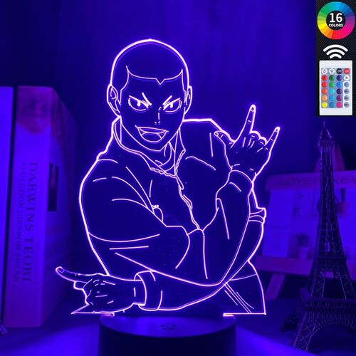 Haikyuu Ryunosuke Tanaka Led Night Light Lamp For Bedroom De