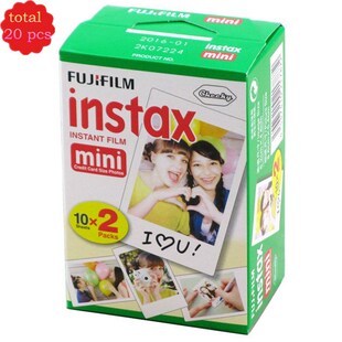 Original 20pcs/box Fujifilm instax mini film 20 sheets whit