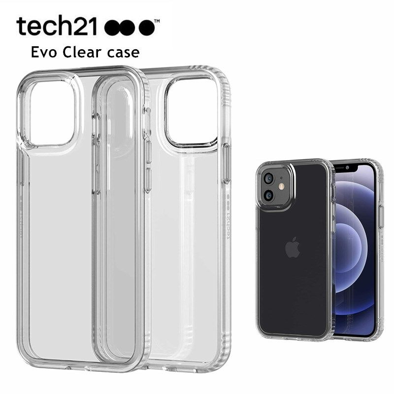 Official Tech21 Evo Clear super Anti drop Case Cover For iP