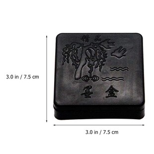 15pcs Chinese Inkstone Round Calligraphy Ink stone student I