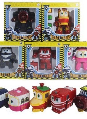 2020 NEW 6 Types 10cm Robot Trains Transformation Kay Train