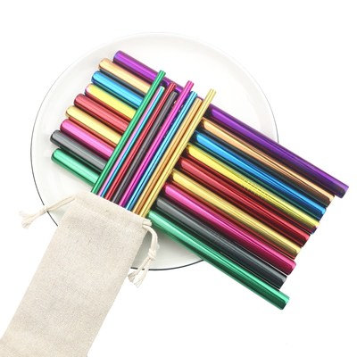 4Pcs Drinking Straw Reusable Straws Set High Quality Eco Fri