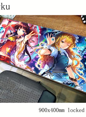 Touhou mousepad gamer Cartoon 900x400mm gaming mouse pad hom