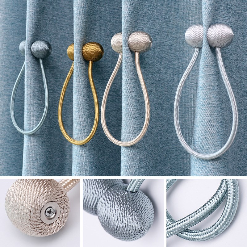 Magnetic Ball Curtain Clip Flexible Tiebacks Curtain Holders