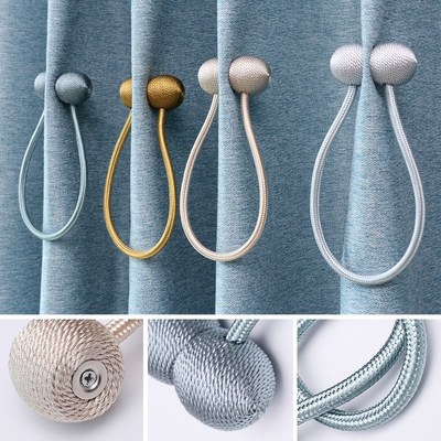 Magnetic Ball Curtain Clip Flexible Tiebacks Curtain Holders