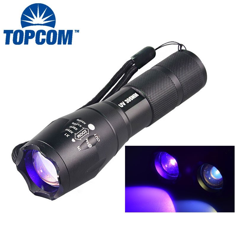 Topcom UV Light Lantern 365nm & 395nm LED UV Flashlight  A N