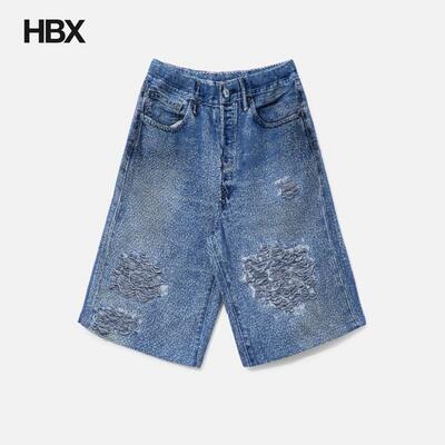 TOLQ Knit Denim Baggy Shorts 短裤男HBX