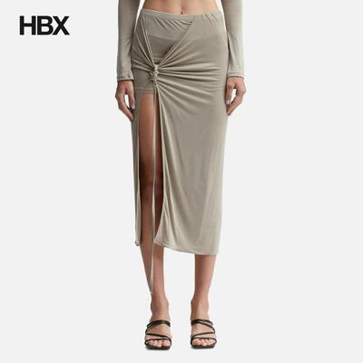 Jacquemus La jupe pareo Croissant 半身裙女HBX