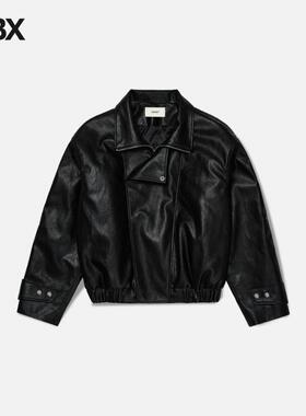 DEINET Faux Leather Bomber Jacket 飞行员夹克 HBX