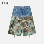 Gradation Shorts Printed TOLQ Denim Cargo 短裤 男HBX