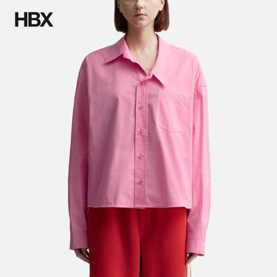 Lesugiatelier Asymmetric Collar Shirt 长袖衬衫女HBX