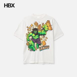 Saint Michael Saint Green Man Short Sleeve T-Shirt T 恤男HBX