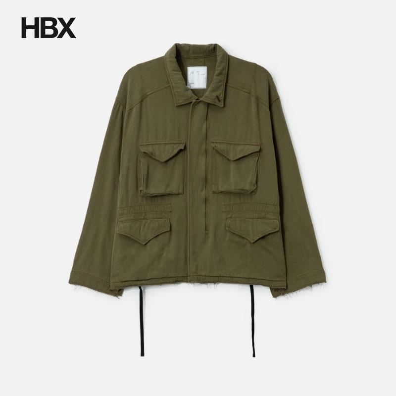ANCELLM Silk Suede Field Jacket 外套男HBX