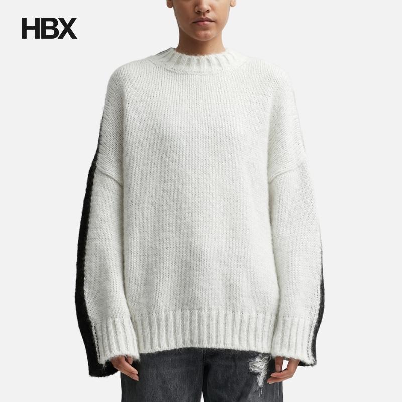 JW Anderson Color Block Crewneck Jumper 针织运动衫女HBX