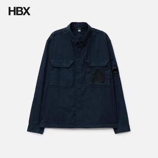 C.P. Company Organic Gabardine Lens Overshirt 长袖衬衫男HBX