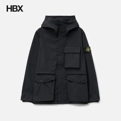 Stone Island/石头岛 Micro Twill Short Hooded Parka 外套男HBX