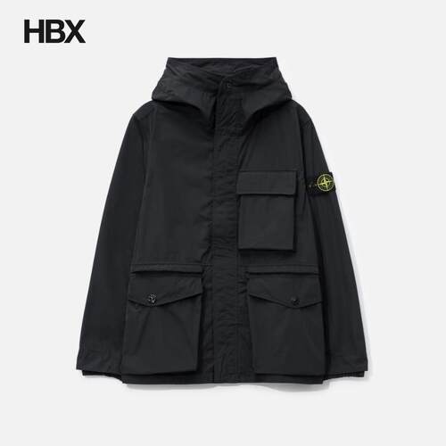 Stone Island/石头岛 Micro Twill Short Hooded Parka 外套男HBX