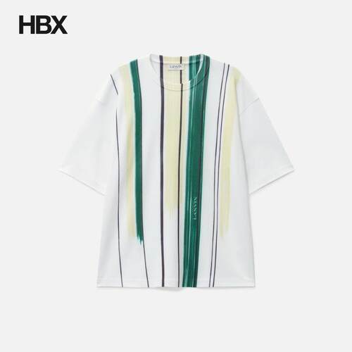 Lanvin Loose-fitting Printed T-shirt 短袖T恤男HBX
