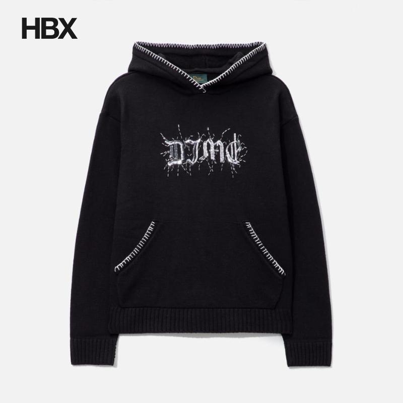 Dime Hardcore Wool Hoodie 连帽针织衫男HBX