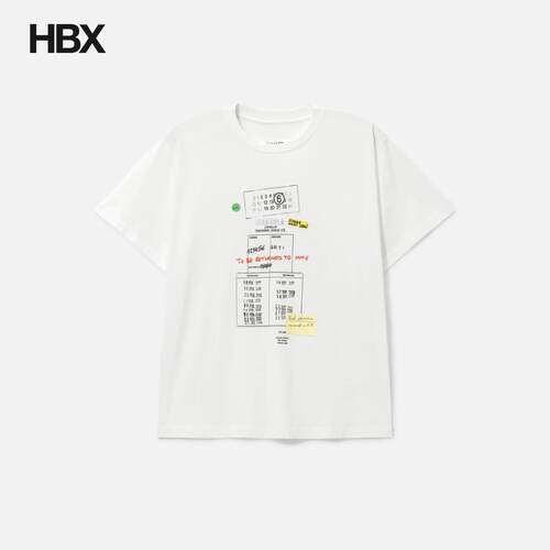 MM6 Maison Margiela Stamp Print T-Shirt 短袖T恤HBX