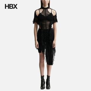 MANAS Dress Ruched Waist 连衣裙女HBX Low ESTER